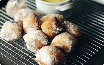 Tony de Luca's Blueberry Beignets